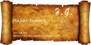 Hajdú Gobert névjegykártya